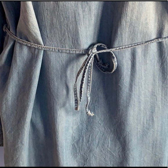 Denim Shirt Dress - Picture 2 of 4